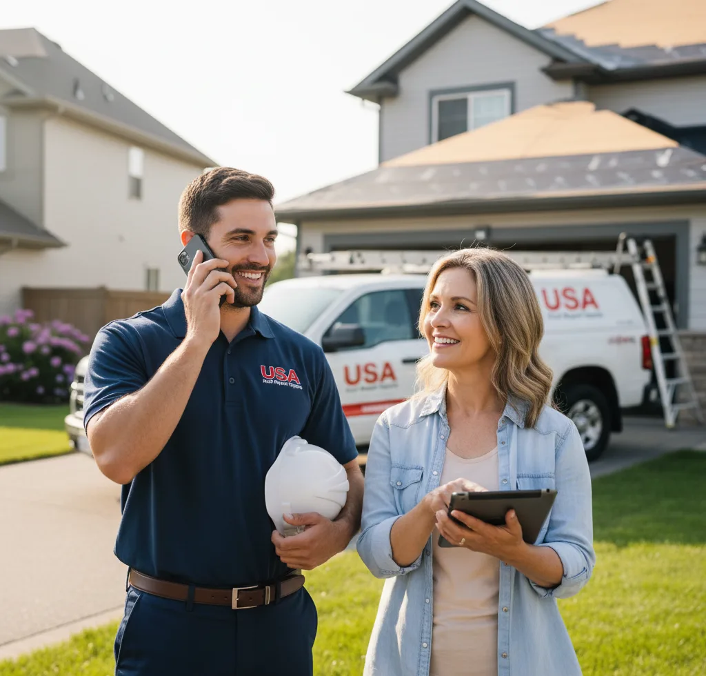 USA Roof Repair Experts customer support in Lake